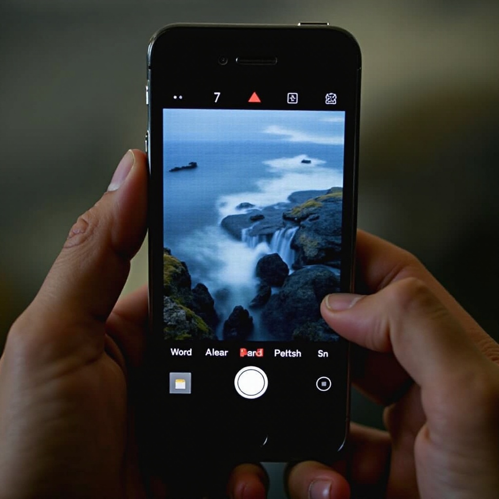 where is long exposure on iphone